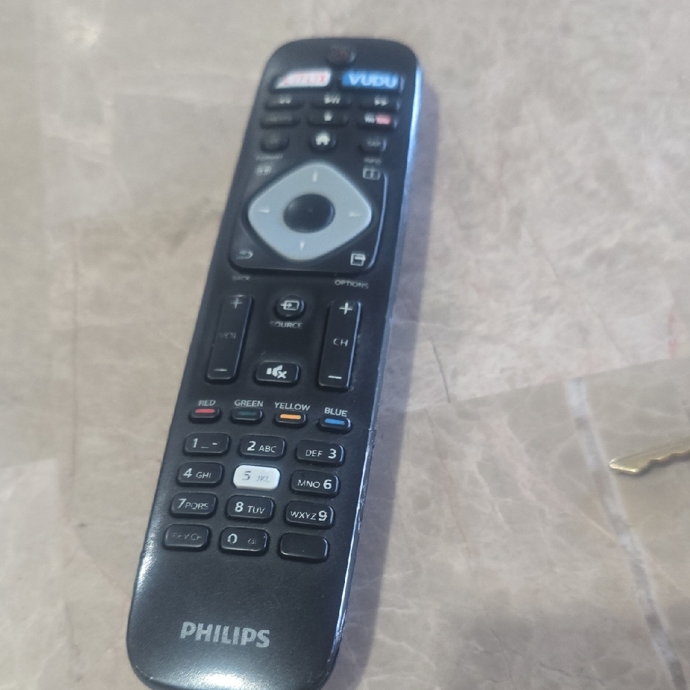 Philips Black and Silver Remote Control